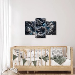 Tablou – Dragon în fum (90x60 cm)