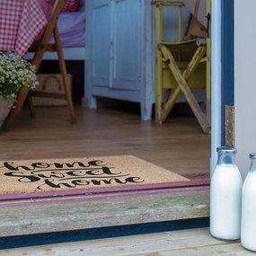 Covoraș de intrare din fibre de nucă de cocos 40x60 cm Home Sweet Home – Artsy Doormats