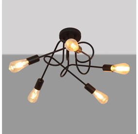 Lustr pentru copii OXFORD 5xE27/15W/230V montat pe tavan