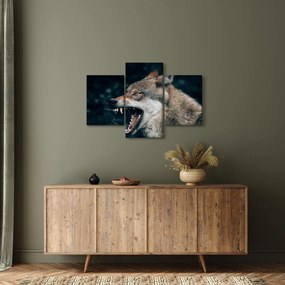 Tablou cu lup (90x60 cm)