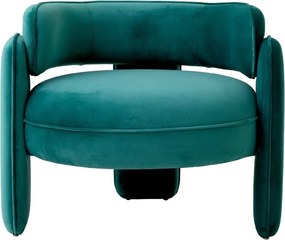 Scaun modern design LUX Chaplin, Savona turquoise