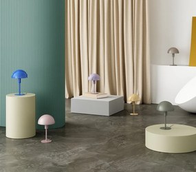 Veioza, lampa de masa design minimalist scandinav Ellen Mini Blue