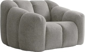 Fotoliu gri deschis Shell – Miuform