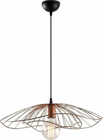 Lustra TEL 6501, metal, auriu-rose, 50x111 cm
