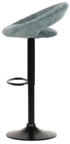 Set de scaune de bar AUB-822 BLUE4, 2 buc.