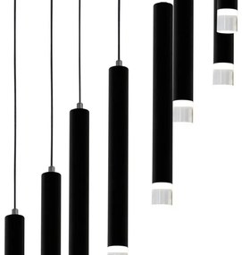 Candelabru LED pe un șir CARBON 12xLED/12W/230V