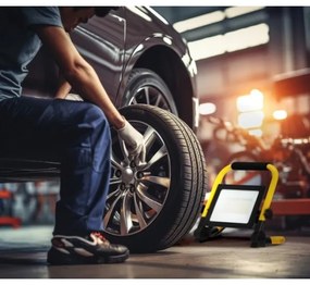 Proiector LED TIGRA LED/50W/4000K IP54 negru/galben