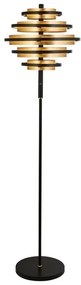 Lampadar LED, Lampa de podea moderna Hive Black/gold EU6359BG SRT