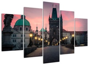 Tablou - Pe podul lui Carol,Praga (150x105 cm)