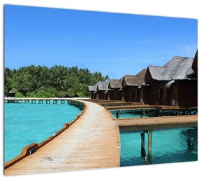 Tablou cu Maledive (70x50 cm)