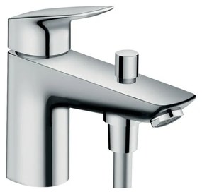 Baterie cada - dus Hansgrohe Logis crom lucios monocomanda