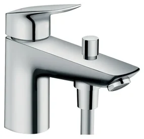 Baterie cada - dus Hansgrohe Logis crom lucios monocomanda