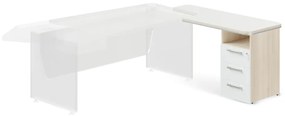 Container andocare TopOffice Premium, dreapta, salcâm deschis / alb