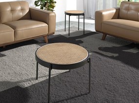 Masuta auxiliara rotunda design modern Rattan