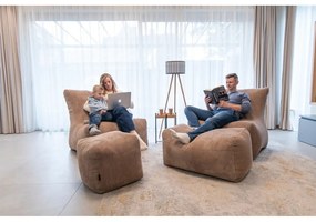 Fotoliu bean bag gri deschis Seat 100 Lounge – SLOWDOWN