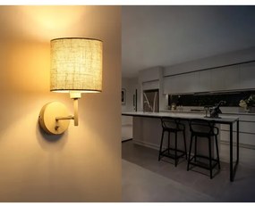 Globo 15968W - Aplică de perete DELEON, 1xE14/40W/230V