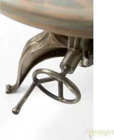 Masa design industrial cu inaltime reglabila, diametru 56cm, Grand Central 262810RM