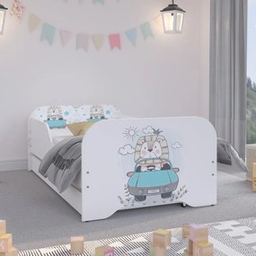 Pat de calitate pentru copii, cu pui de leu 140 x 70 cm