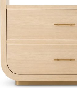 Dulap cu Rafturi design LUX, Furnir stejar, Natur, Quinton