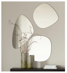 Oglindă cu ramă neagră WOOOD Philou, 59 x 60 cm