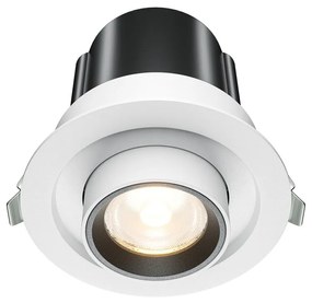 Spot LED incastrabil rotativ retractabil Hidden alb