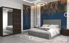 Set dormitor Royal, Wenge/Gri