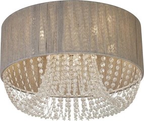 Plafonieră BELLANO Searchlight 62615-5CC, 5xG9/7W/230V, Ø 50 cm, gri