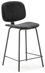 Scaune de bar negre 2 buc. (înălțime șezut 66 cm) Arus – Marckeric