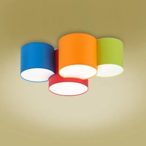 Plafonieră pentru copii MONA KIDS 4xE27/15W/230V