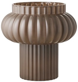 Vază maro din sticlă (înălțime 27 cm) Celia – House Nordic