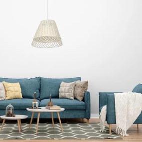 Lustră pe cablu VIMINI 1xE27/40W/230V ratan