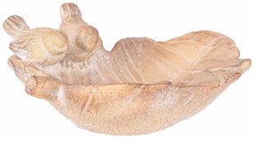 Adăpătoare pentru păsări Frunză de pasăre,ceramică MgO 21 x 18 x 7 cm