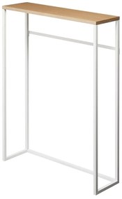 Masă consolă alb-natural 18.5x60 cm Tower – YAMAZAKI