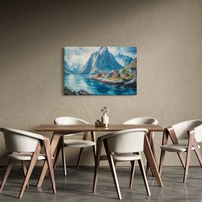 Tablou - Sat norvegian (90x60 cm)