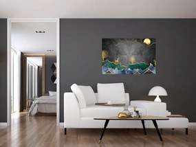 Tablou - Munții (90x60 cm)