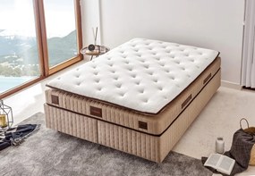 Saltea cu Arcuri Majesty, 160x200 cm, Topper Inclus