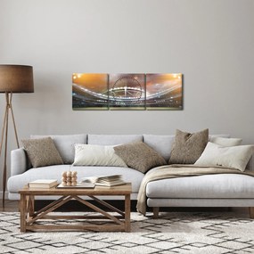 Tablou - Stadion (cu ceas) (90x30 cm)