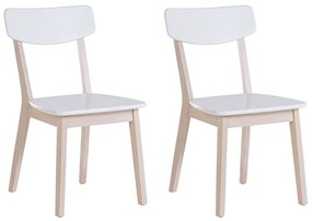 Set 2 buc. scaune sufragerie Salmos (alb). 1035610