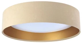 LED Plafonieră GALAXY 1xLED/24W/230V bej/auriu
