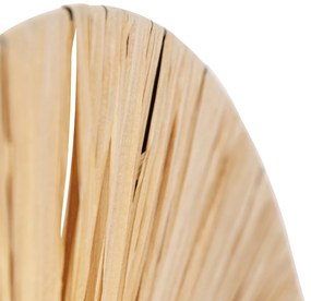 Lampa de perete rustica neagra cu sfoara 60 cm - Leia