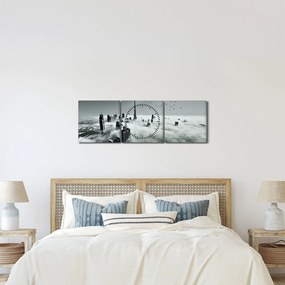 Tablou - Zgârie-nori, dubai (cu ceas) (90x30 cm)
