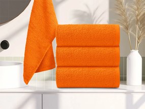 Prosop maini pentru copii Bella, portocaliu 30x50 cm, 100% bumbac