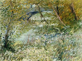 Reproducere River Bank in Springtime, Vincent van Gogh