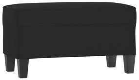 349448 vidaXL Bancă, negru, 70x35x41 cm, microfibră