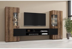 Mobilier living Cobie Typ 10 (monastery Stejar + Negru). 1108338