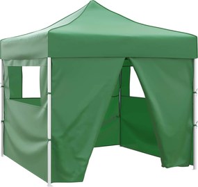 vidaXL Cort pentru Petreceri Verde 291 x 291 x 315 cm Material Oxford