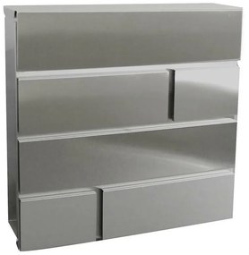 Cutie poștală BRICKS 370 x 370 x 105 mm, inox
