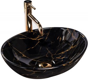 Lavoar Sofia marmura neagra L41 cm