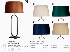 Veioza/Lampa de masa decorativa Modish bronz/verde