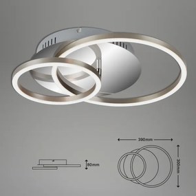Plafonieră LED dimabilă FRAMES LED/30W/230V Briloner 3222-018